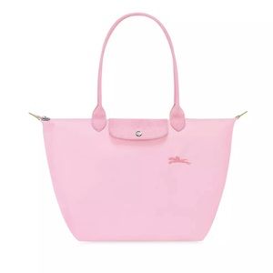 PINK Large Longchamp Le Pliage Tote Bag